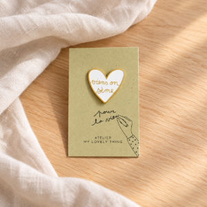 Pin's Coeur Viens on sème