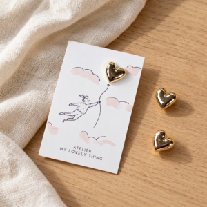 Pin's Coeur bombé